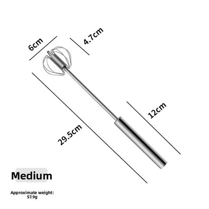 Manual Stainless Steel Egg Beater Whisk
