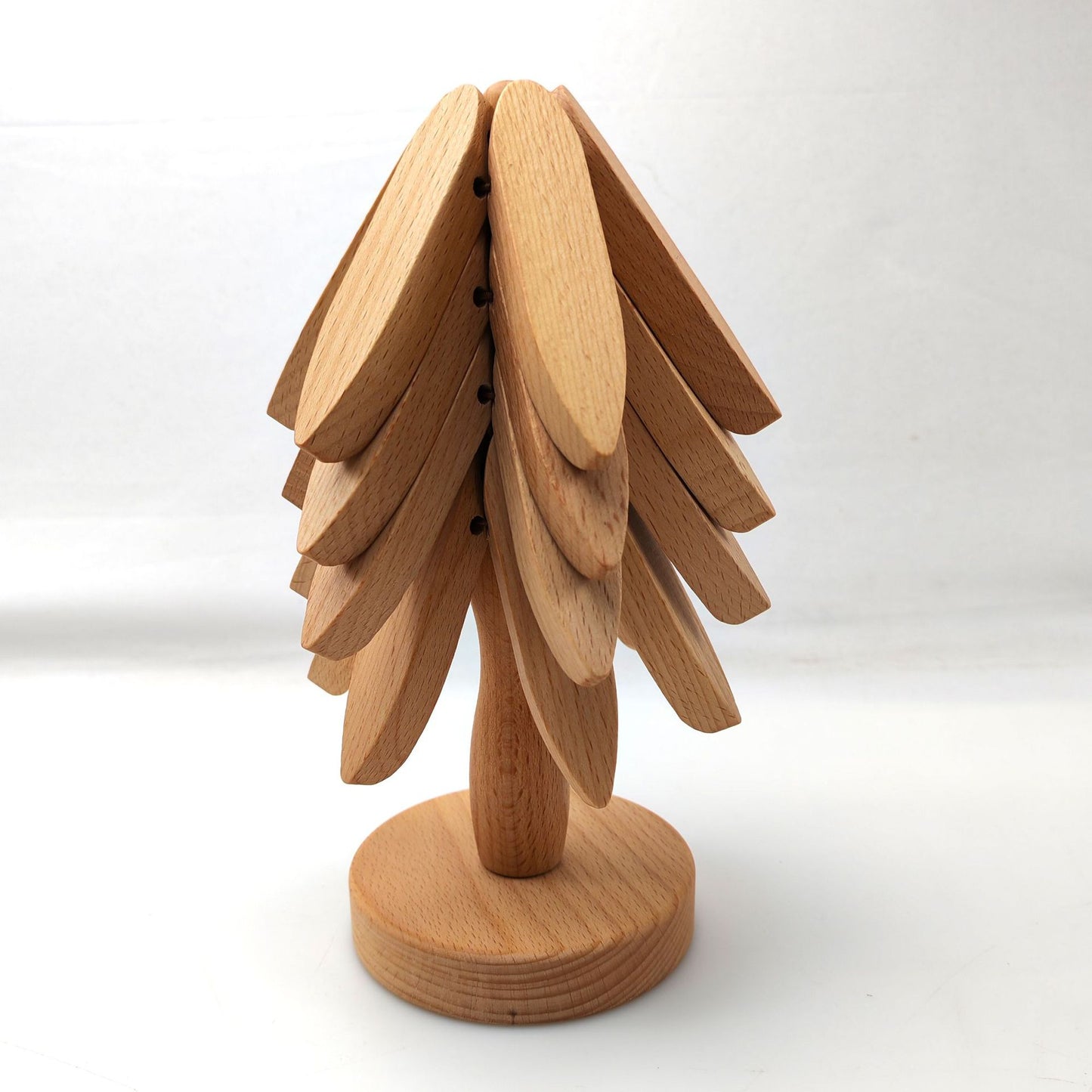 Tree-Shaped Wooden Trivets