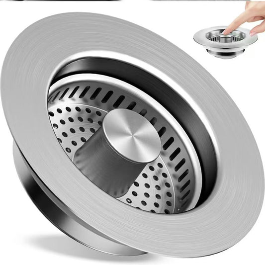 Stainless steel kitchen sink filter screen