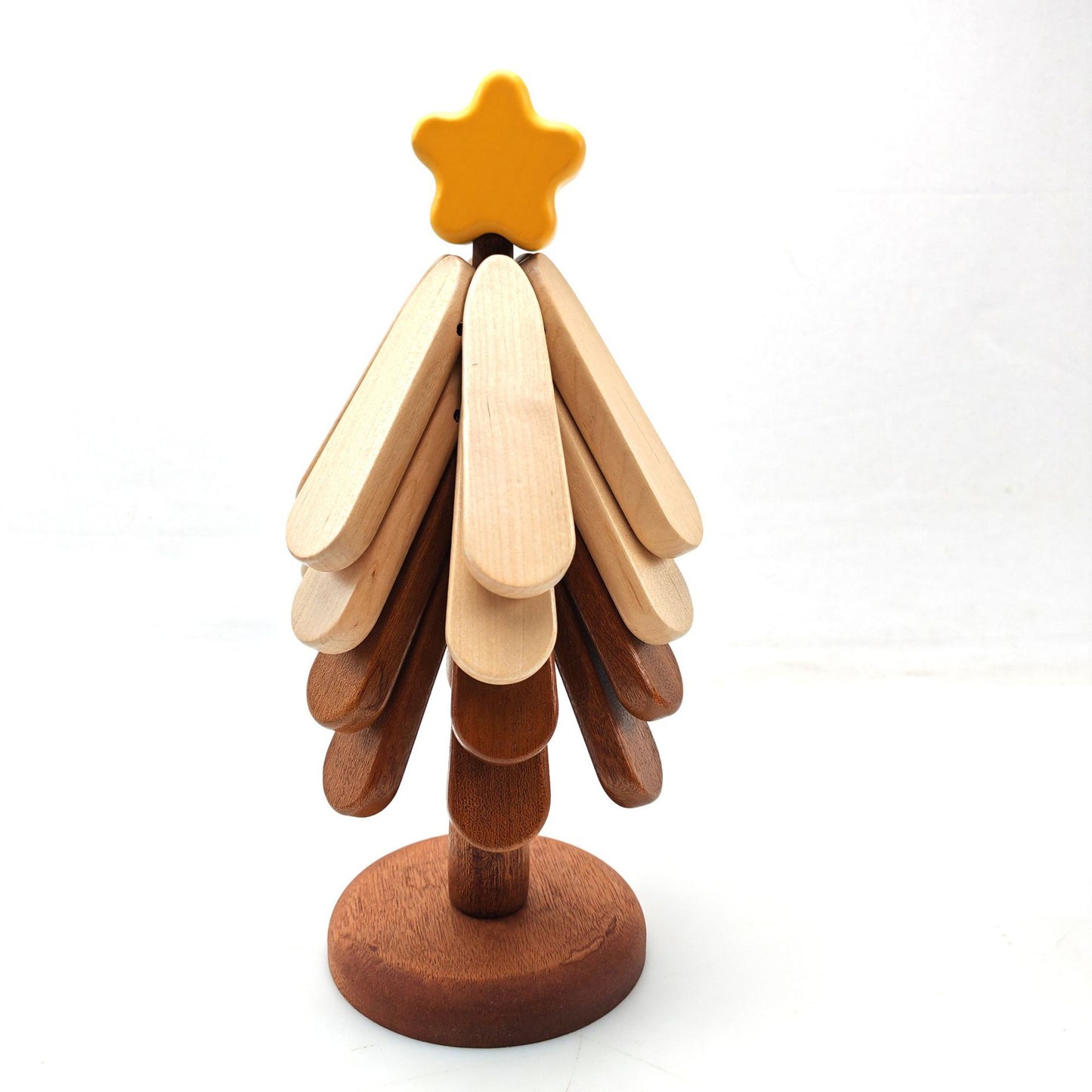 Tree-Shaped Wooden Trivets
