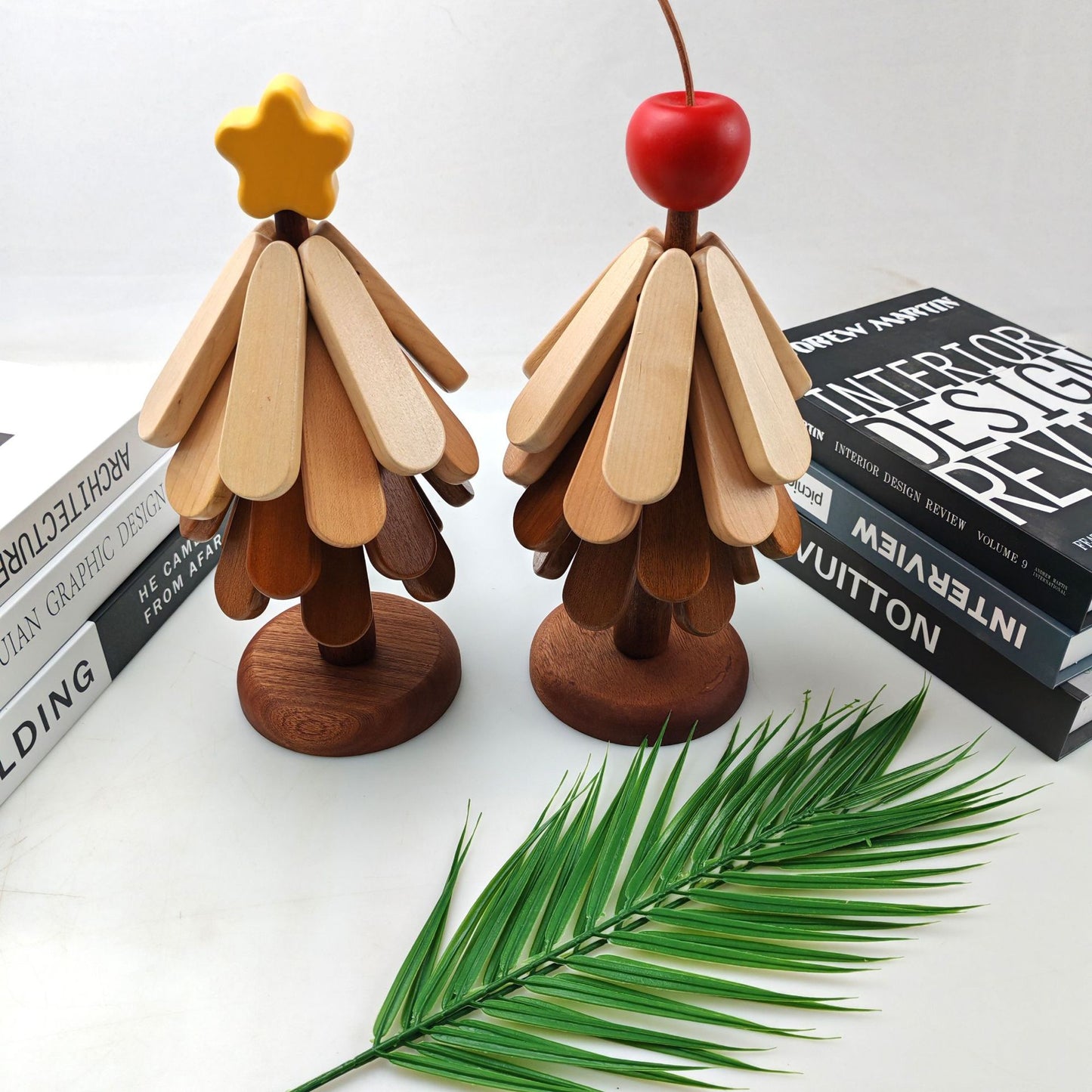 Tree-Shaped Wooden Trivets