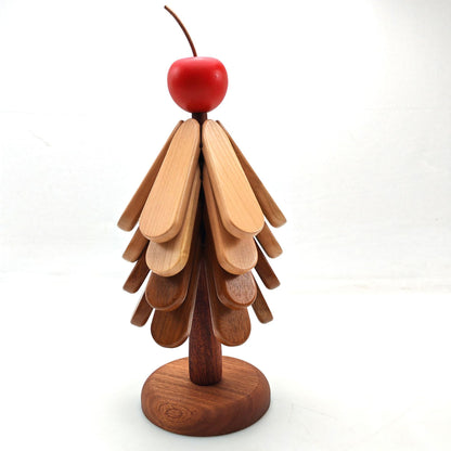 Tree-Shaped Wooden Trivets