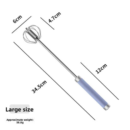Manual Stainless Steel Egg Beater Whisk
